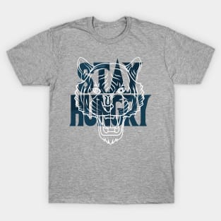 Stay Hungry Armory Navy Sneaker Art T-Shirt